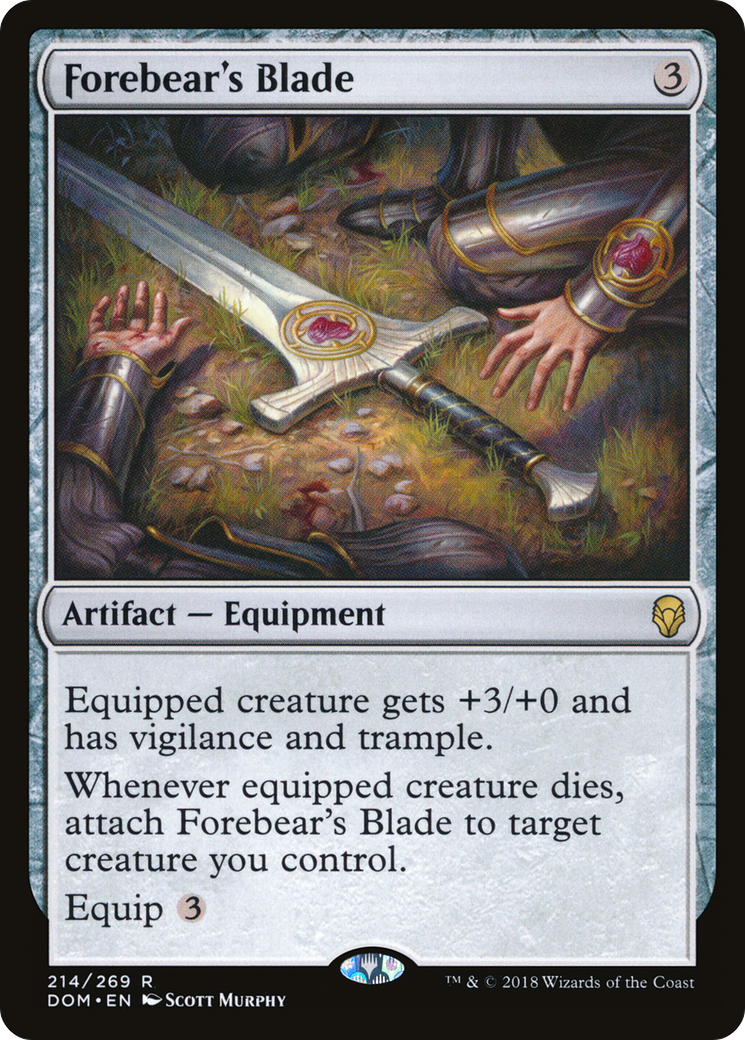 Forebear's Blade [Dominaria] Foil