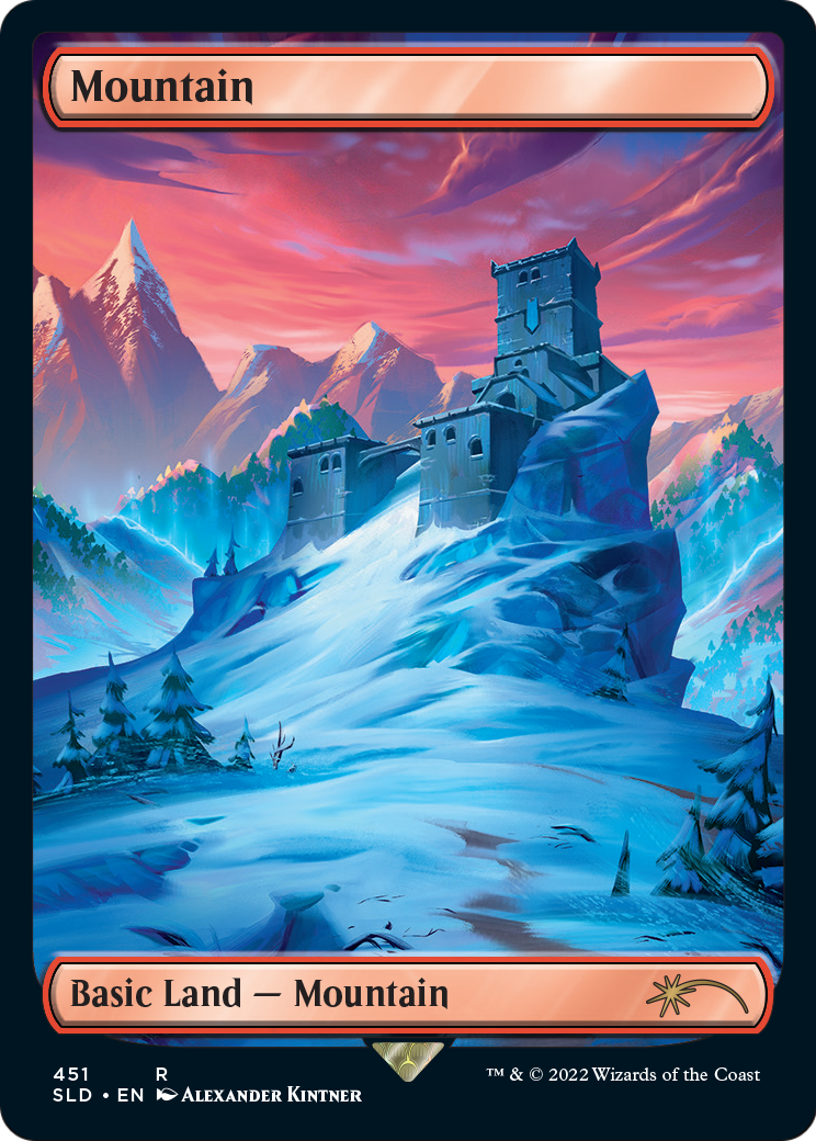 Mountain (SLD-451) - Secret Lair Drop: (Full Art) Foil