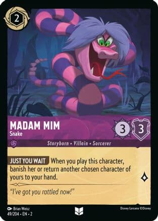 Madam Mim - Snake (49/204) [Rise of the Floodborn] Cold Foil