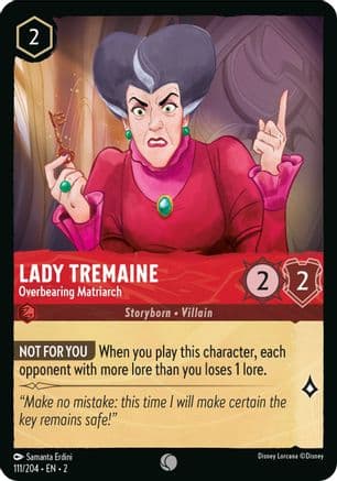 Lady Tremaine - Overbearing Matriarch (111/204) [Rise of the Floodborn] Cold Foil