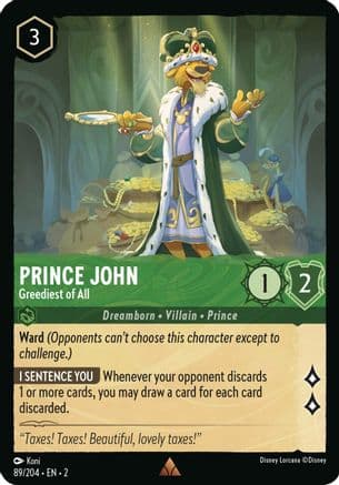 Prince John - Greediest of All (89/204) [Rise of the Floodborn] Cold Foil