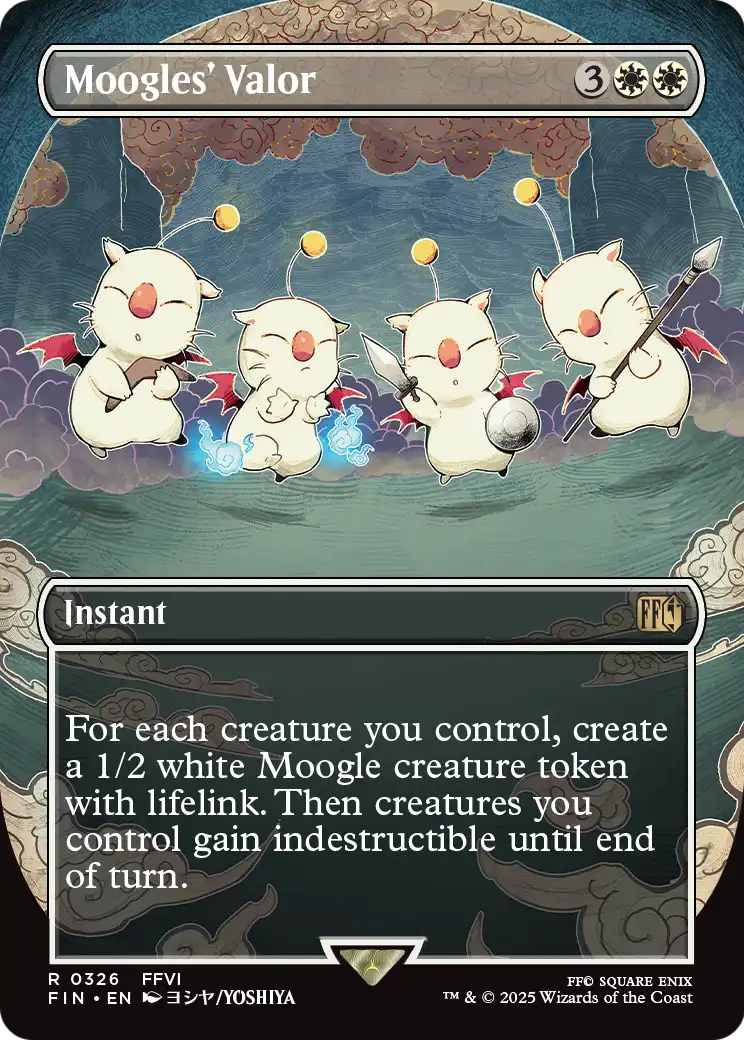 Moogles' Valor (Borderless) (326) [FINAL FANTASY]