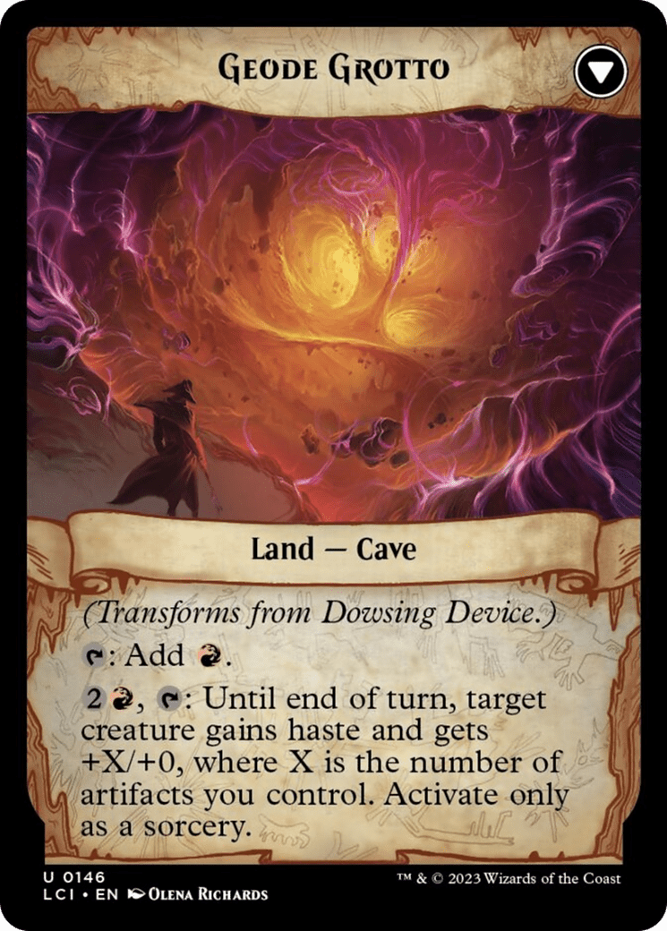 Dowsing Device // Geode Grotto [The Lost Caverns of Ixalan] Foil