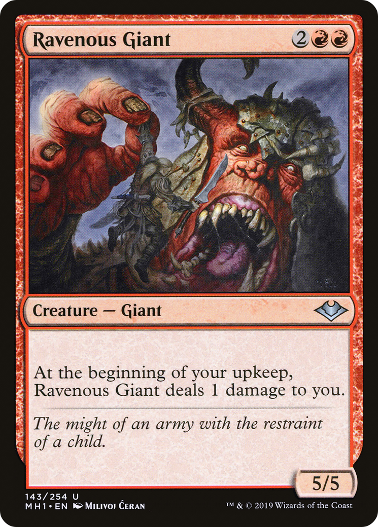 Ravenous Giant [Modern Horizons] Foil