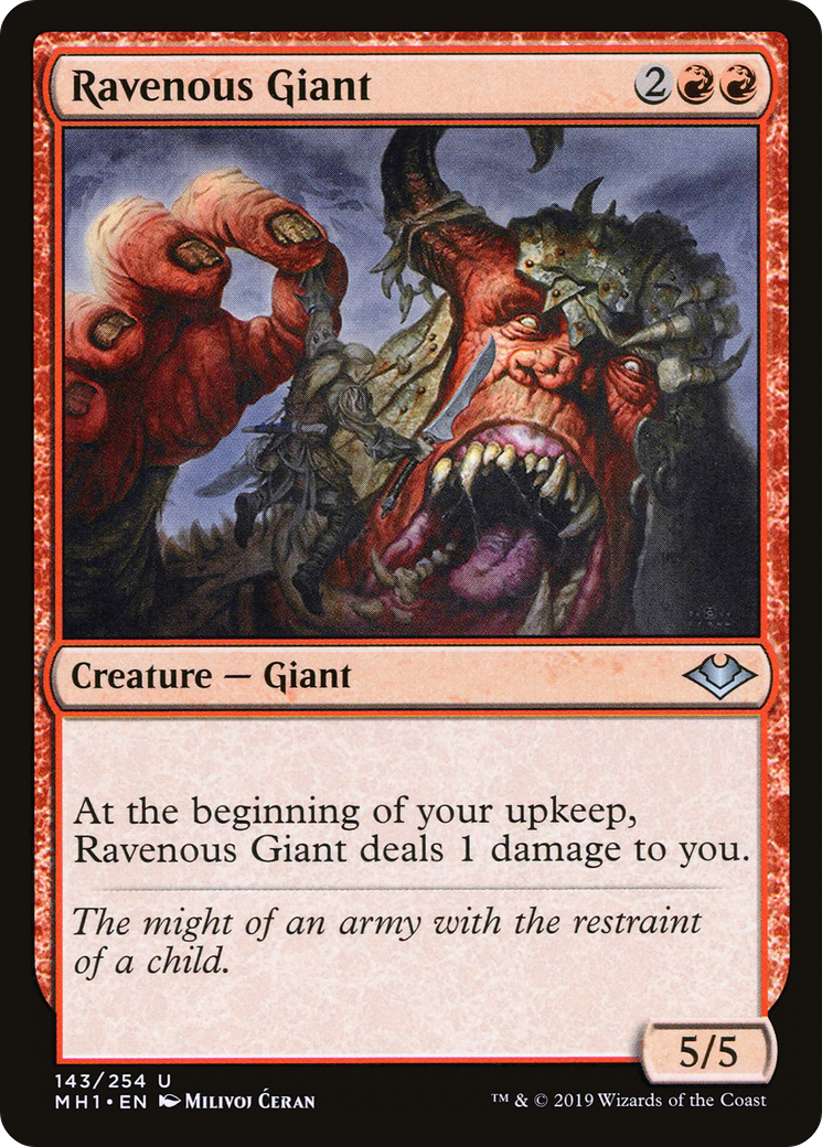 Ravenous Giant [Modern Horizons] Foil