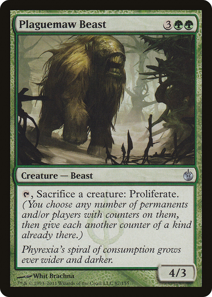 Plaguemaw Beast [Mirrodin Besieged] Foil