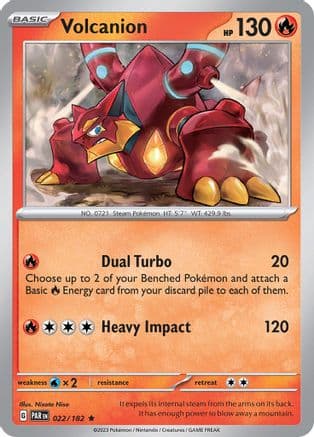 Volcanion 022- SV04 Paradox Rift Holofoil
