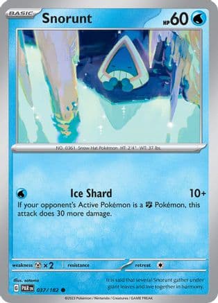 Snorunt 037/182 - SV04 Paradox Rift
