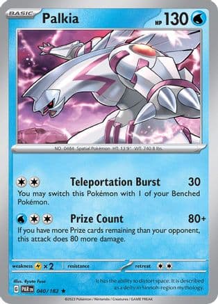 Palkia 040- SV04 Paradox Rift Holofoil