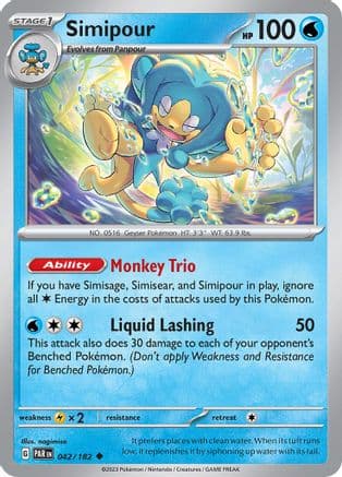Simipour 042- SV04 Paradox Rift Reverse Holofoil