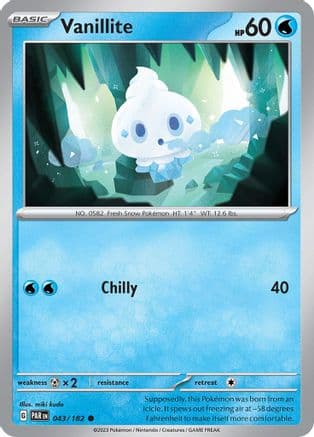 Vanillite 043- SV04 Paradox Rift