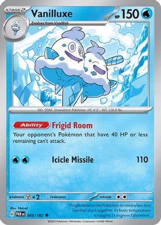Vanilluxe 045- SV04 Paradox Rift Reverse Holofoil