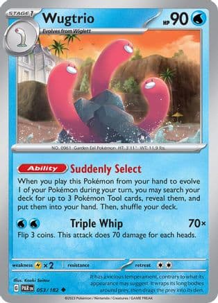 Wugtrio 053- SV04 Paradox Rift