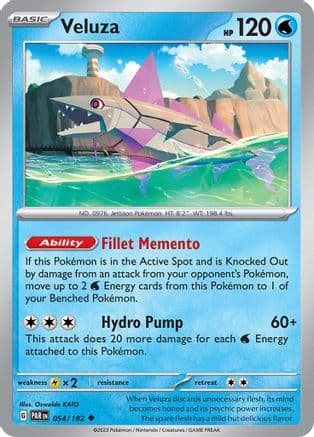 Veluza 054/182 - SV04 Paradox Rift Reverse Holofoil