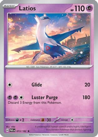 Latios 073- SV04 Paradox Rift Holofoil