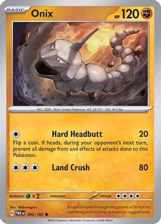 Onix 090- SV04 Paradox Rift Reverse Holofoil