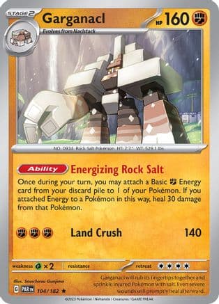 Garganacl 104/182 - SV04 Paradox Rift Holofoil