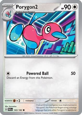 Porygon2 143- SV04 Paradox Rift Reverse Holofoil