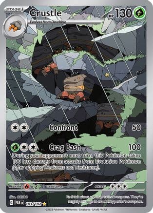 Crustle 183/182 - SV04 Paradox Rift Holofoil