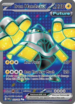Iron Hands ex 223/182 - SV04 Paradox Rift Holofoil