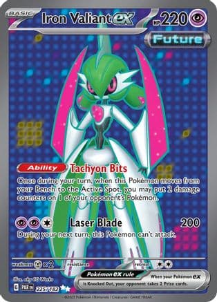 Iron Valiant ex 225/182 - SV04 Paradox Rift Holofoil