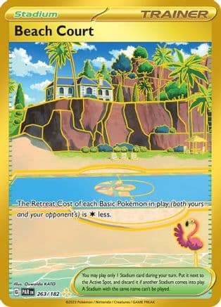 Beach Court 263/182 - SV04 Paradox Rift Holofoil