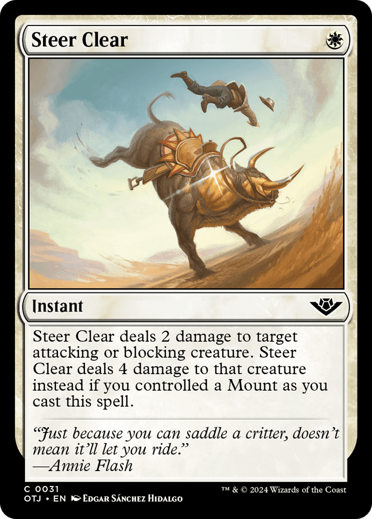 Steer Clear [Outlaws of Thunder Junction] Foil