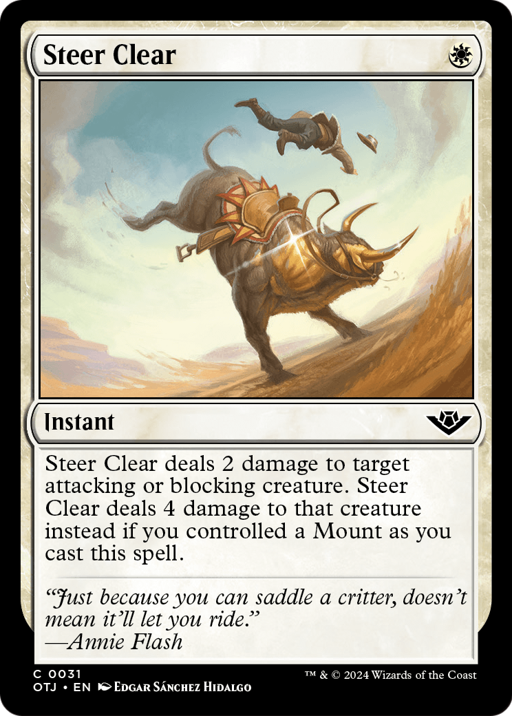 Steer Clear [Outlaws of Thunder Junction] Foil