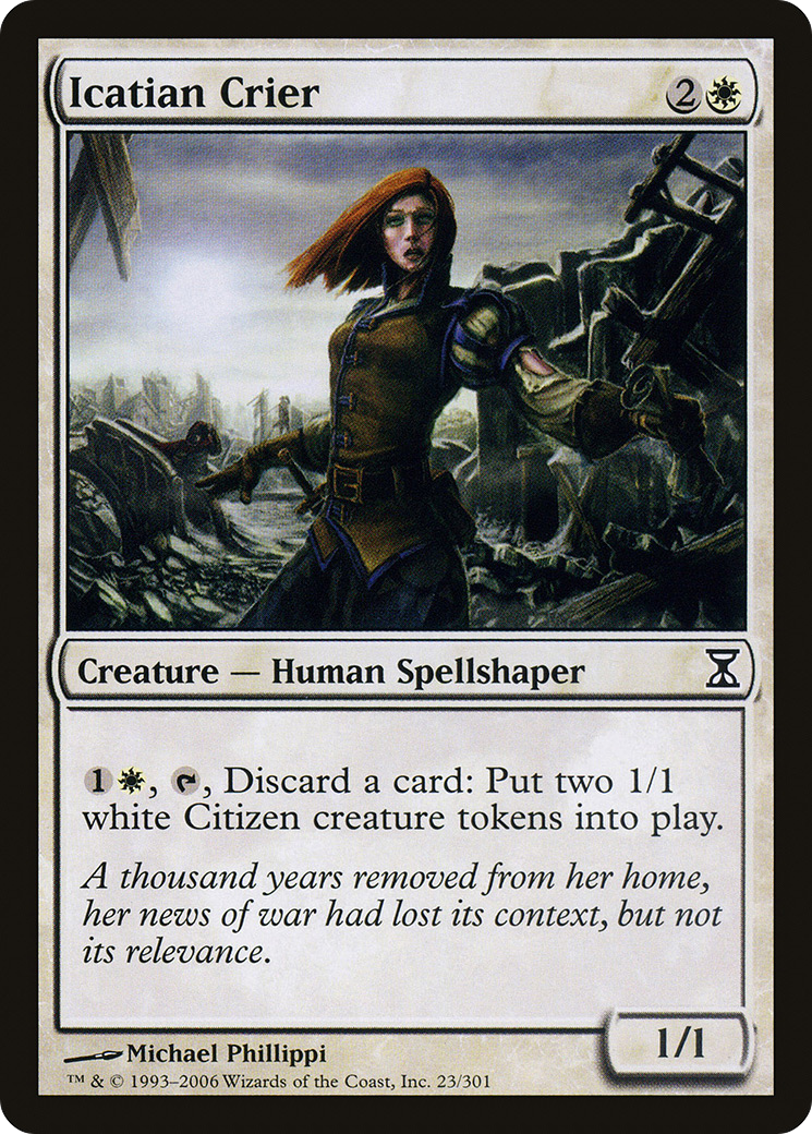 Icatian Crier [Time Spiral] Foil