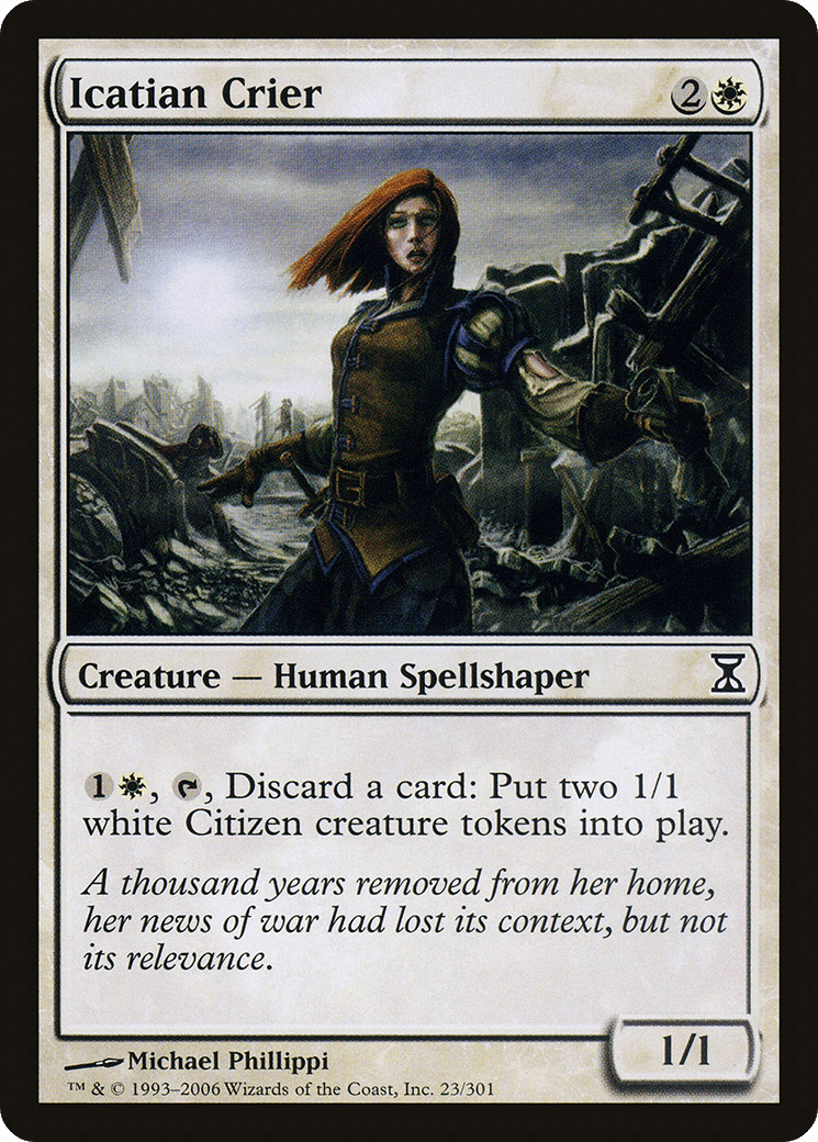 Icatian Crier [Time Spiral] Foil