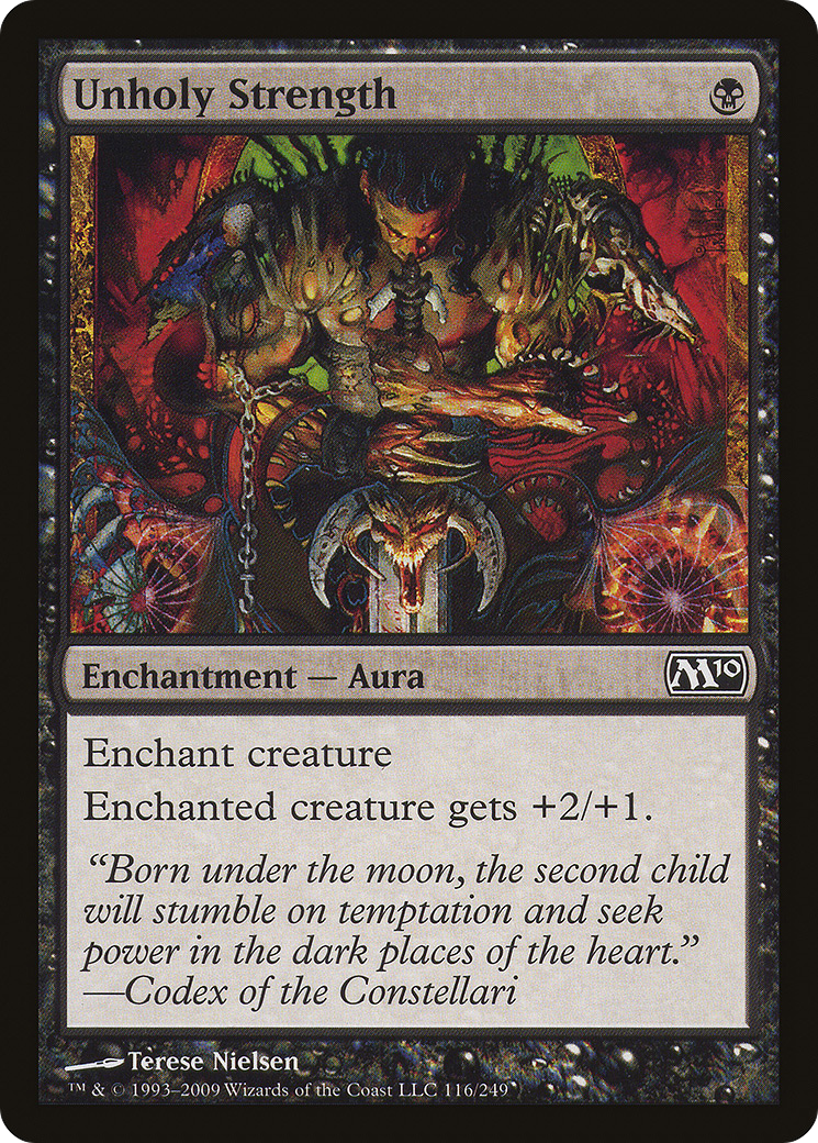 Unholy Strength [Magic 2010] Foil