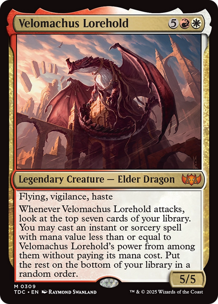 Velomachus Lorehold (309) [Commander: Tarkir: Dragonstorm]