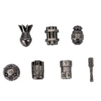 RPG Dice Set | Metal | Ancient Bomb | Silver