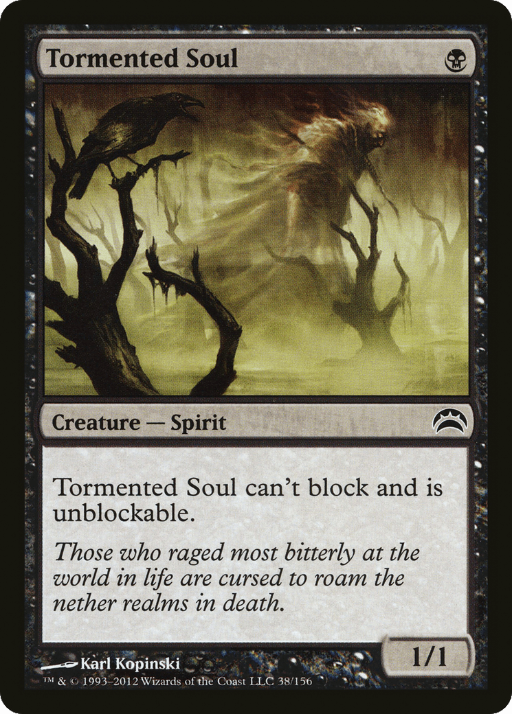 Tormented Soul (038) [Planechase 2012]  Foil