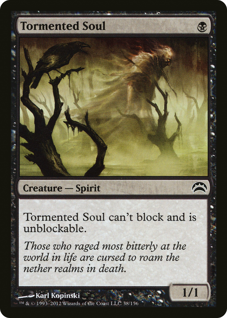 Tormented Soul (038) [Planechase 2012]  Foil