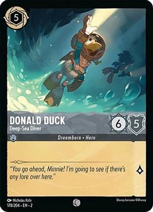 Donald Duck - Deep-Sea Diver (178/204) [Rise of the Floodborn] Cold Foil