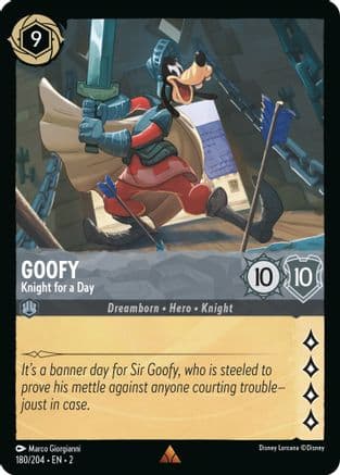 Goofy - Knight for a Day (180/204) [Rise of the Floodborn] Cold Foil