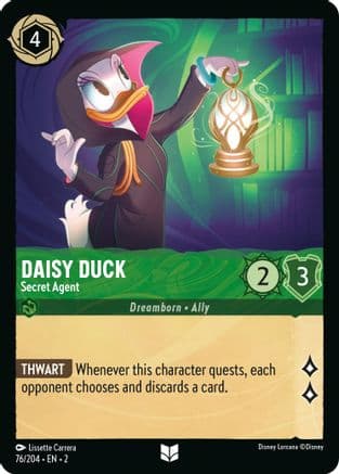 Daisy Duck - Secret Agent (76/204) [Rise of the Floodborn] Cold Foil
