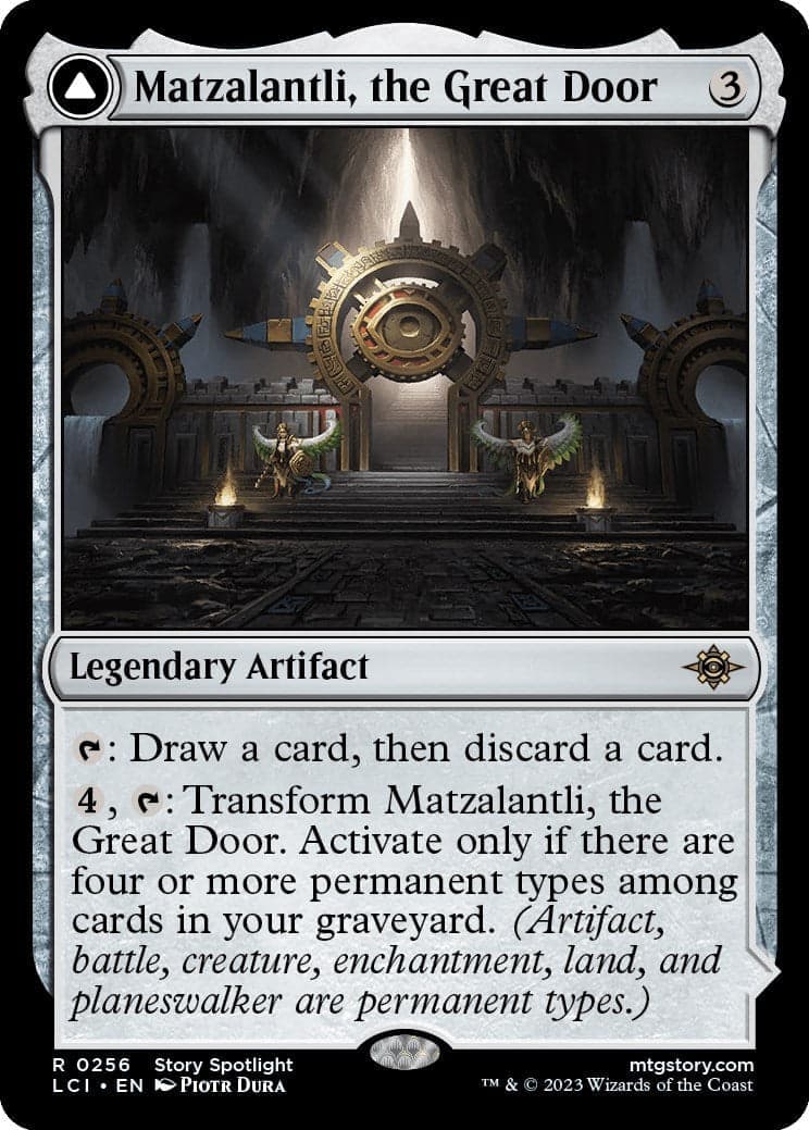 Matzalantli, the Great Door // The Core [The Lost Caverns of Ixalan] Foil
