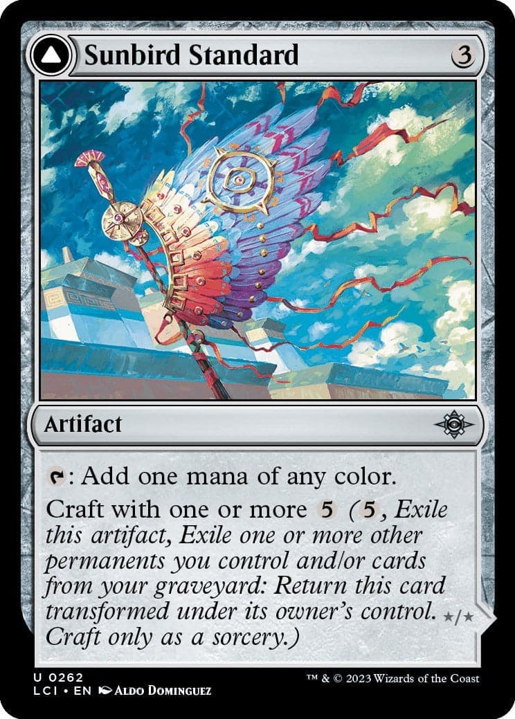 Sunbird Standard // Sunbird Effigy [The Lost Caverns of Ixalan] Foil