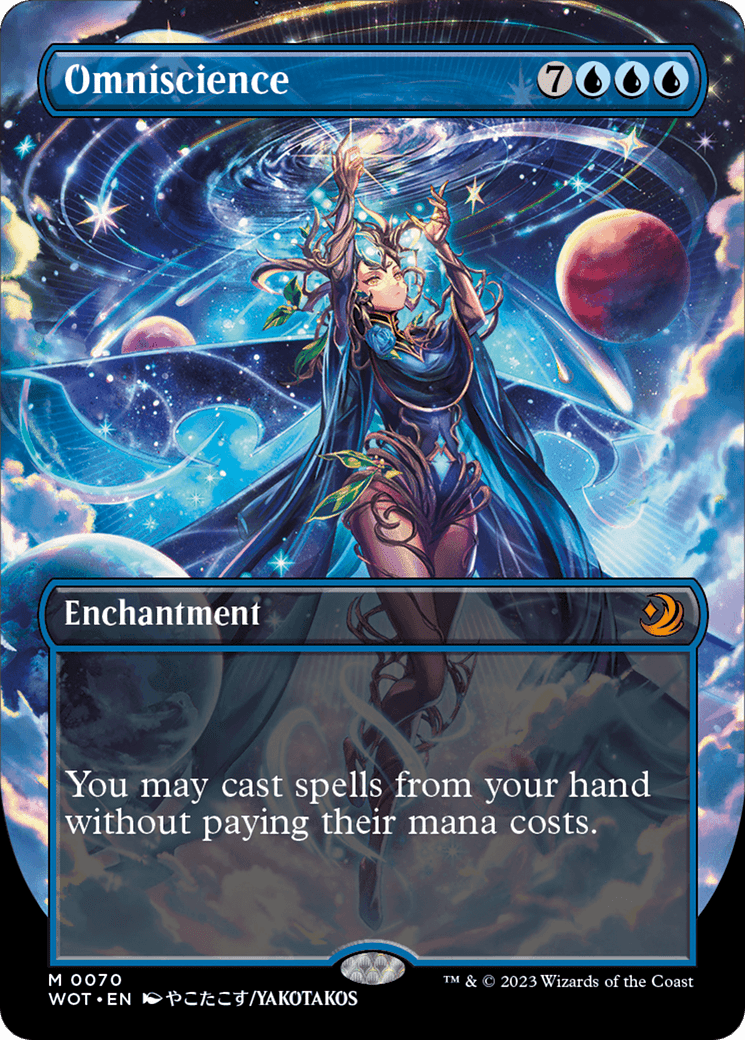 Omniscience (Anime Borderless) [Wilds of Eldraine: Enchanting Tales] Foil