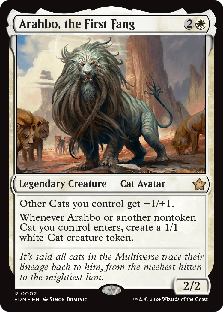 Arahbo, the First Fang (FDN-002) - Foundations Foil