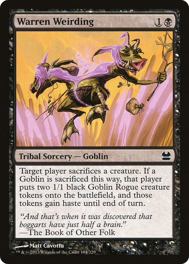Warren Weirding [Modern Masters] Foil