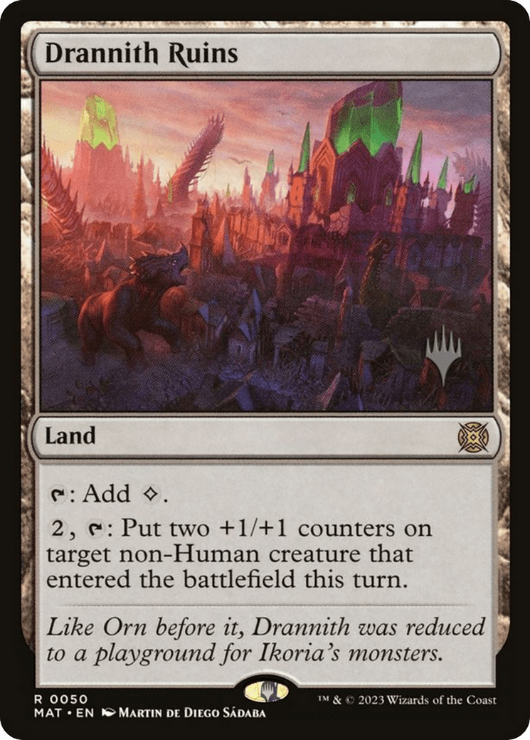 Drannith Ruins (Promo Pack) [The Lost Caverns of Ixalan Promos] Foil