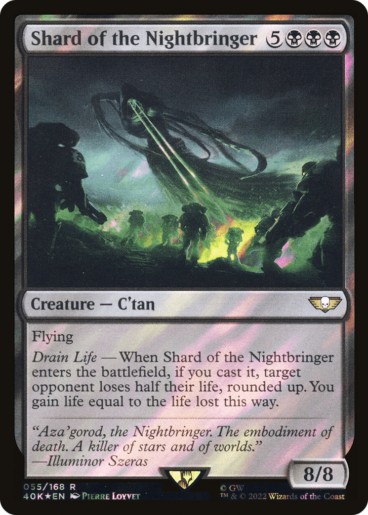 Shard of the Nightbringer (Surge Foil) [Warhammer 40,000]