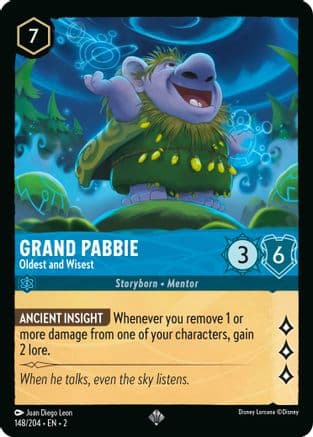 Grand Pabbie - Oldest and Wisest (148/204) [Rise of the Floodborn] Cold Foil