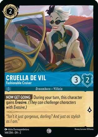 Cruella De Vil - Fashionable Cruiser (144/204) [Rise of the Floodborn]