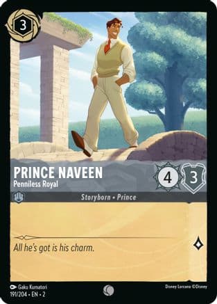 Prince Naveen - Penniless Royal (191/204) [Rise of the Floodborn] Cold Foil