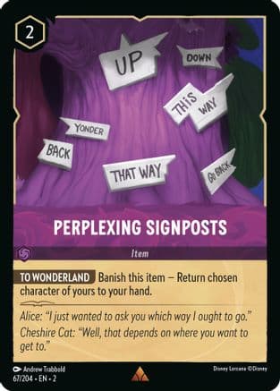 Perplexing Signposts (67/204) [Rise of the Floodborn] Cold Foil