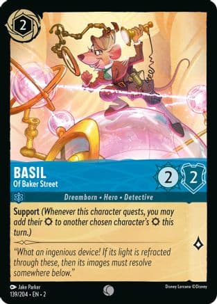 Basil - Of Baker Street (139/204) [Rise of the Floodborn] Cold Foil